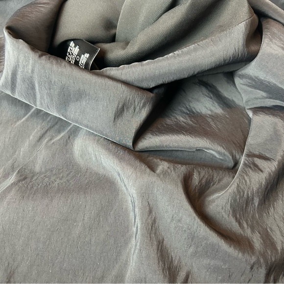 Alice + Olivia Black Sleeveless Scoop Neck Drop Waist Mini Skater Dress Sz.10 - Picture 14 of 14